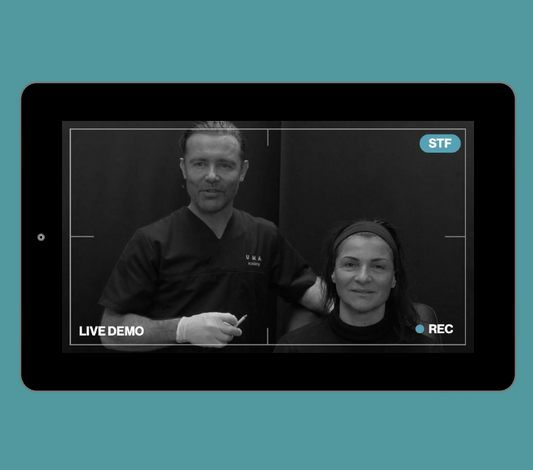 Live Demonstration | upper third | forehead - CaHA, cannula