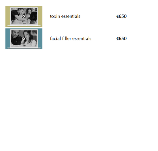 Bundle Online Courses | toxin & facial filler essential