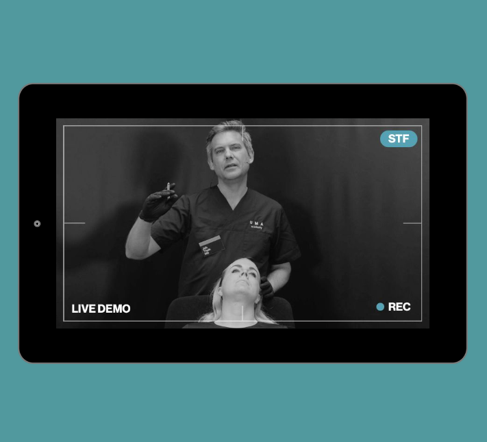Live Demonstration | upper third | interfascial temple - cannula