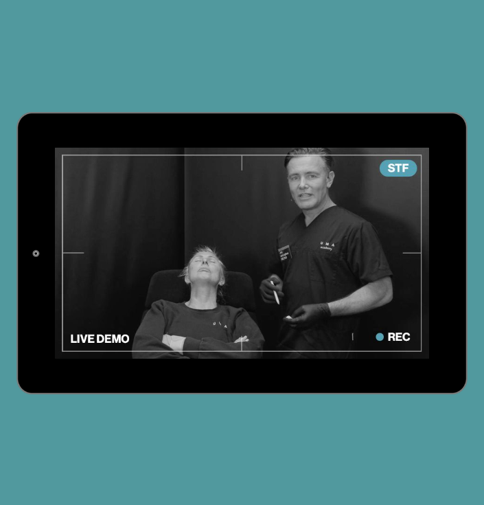 Live Demonstration | middle third | palpebromalar groove & pyriform area