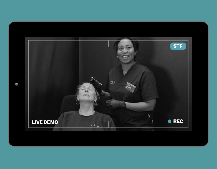 Live Demonstration | upper third | forehead & temples