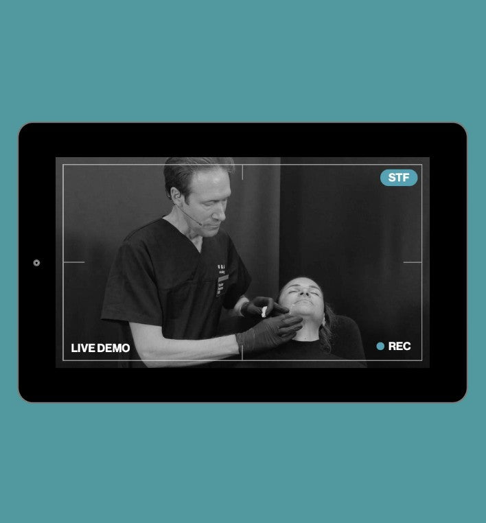 Live Demonstration | lower third | pre jowl sulcus and partialy the jaw line - HA, cannula