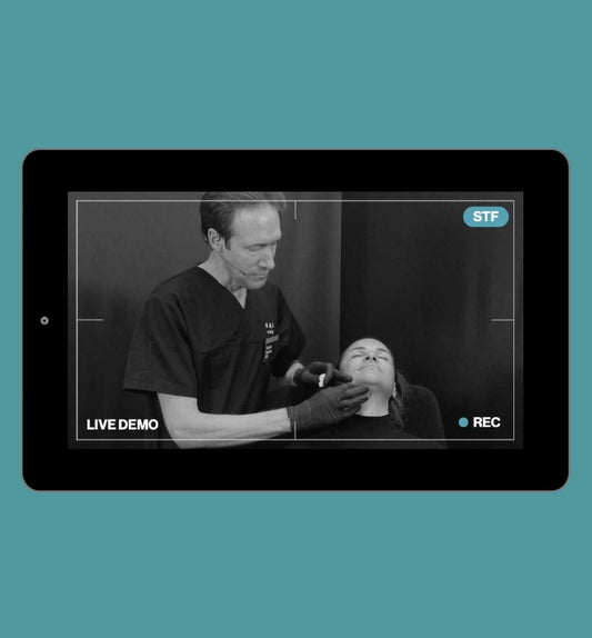 Live Demonstration | lower third | pre jowl sulcus and partialy the jaw line - HA, cannula